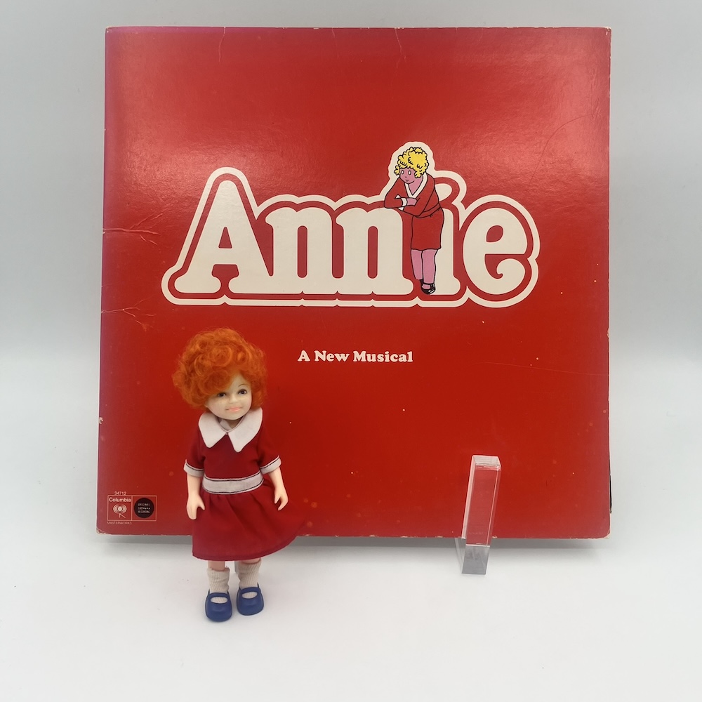 Annie The Musical Vinyl Record with Annie Doll - Upcoming Bellevue Estate Sale Auction by Rain City Estate Sales