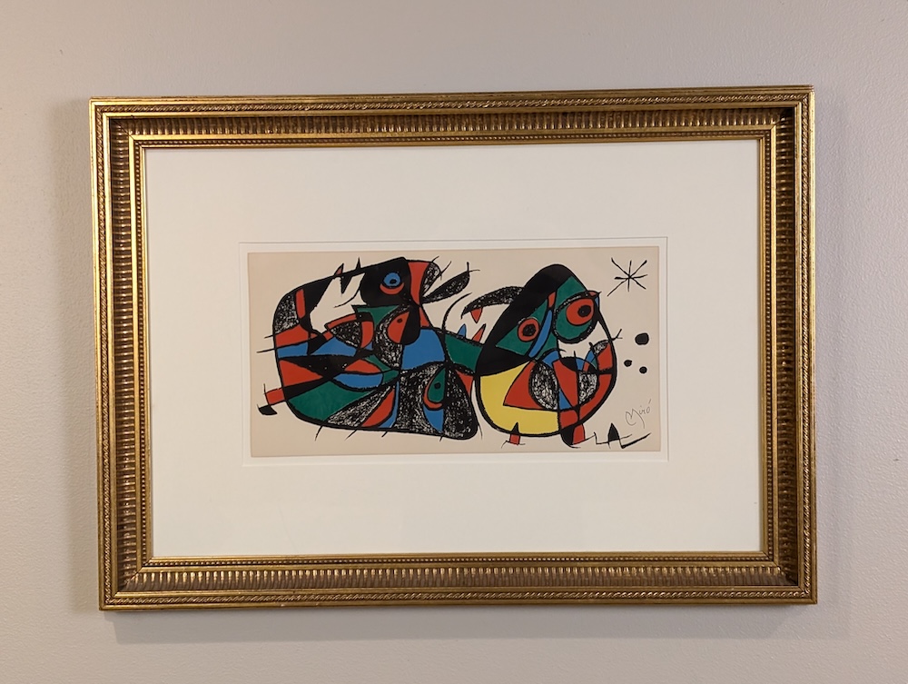 Rain City Estate Sales Seattle Online Auction - Joan Miro Lithograph